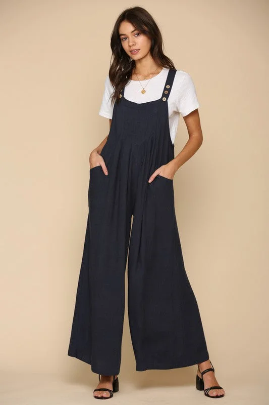 💕SUMMER HOT SALE🩱 -Plus Size Wide Leg Overalls Jumpsuit (Buy 2 Free Shipping)