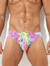 Men&rsquo;s Colorful Low-rise Briefs With Drawstring