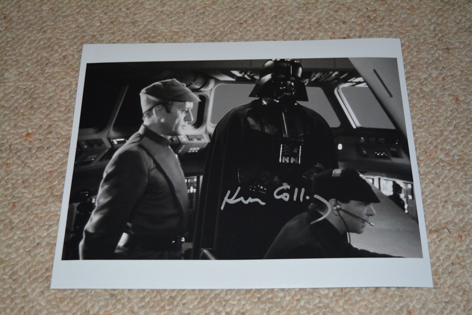 KENNETH COLLEY signed autograph 8x10 (20x25cm) In Person STAR WARS Admiral Piett