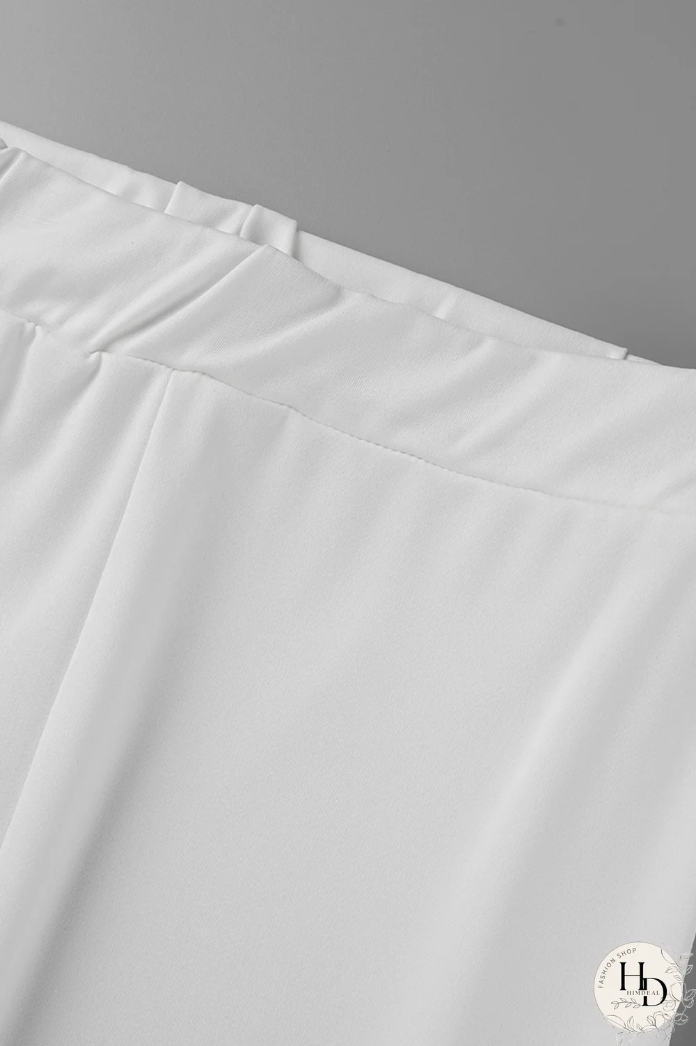 White Fashion Solid Tassel Turndown Collar Long Sleeve Two Pieces