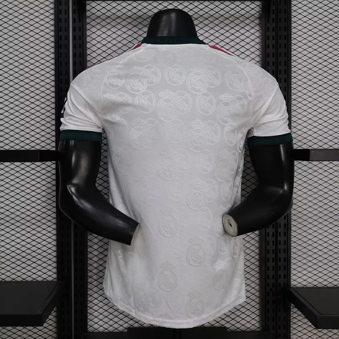 26/27 Real Madrid White Player Version Men's Football T-Shirt