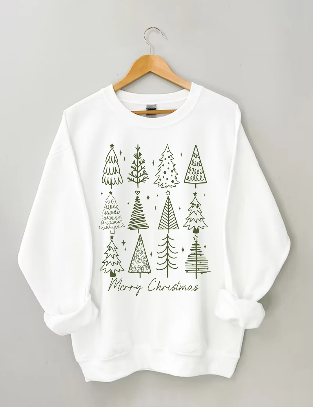 Retro Christmas Tree Sweatshirt