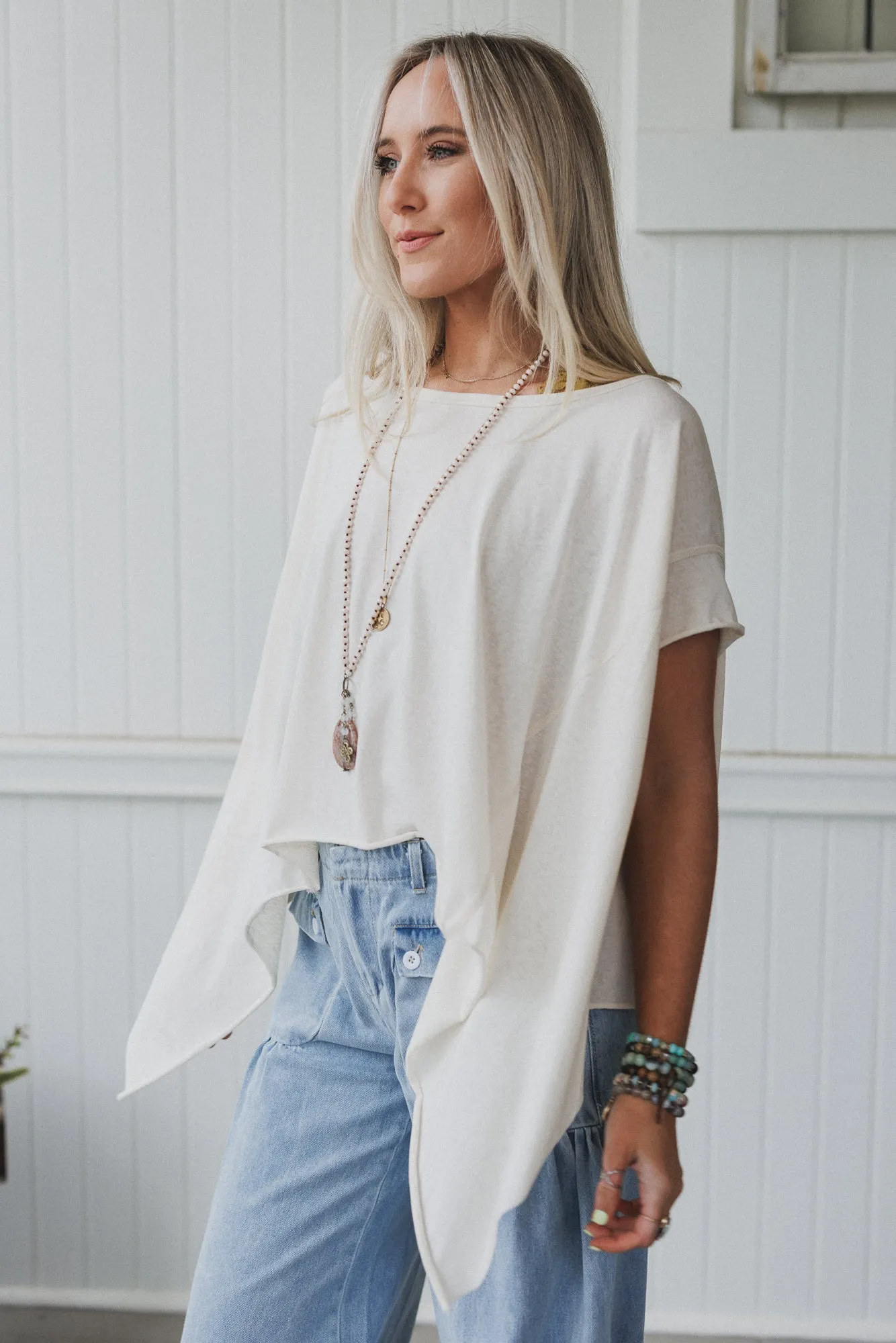 Wanderlight Top - Cream
