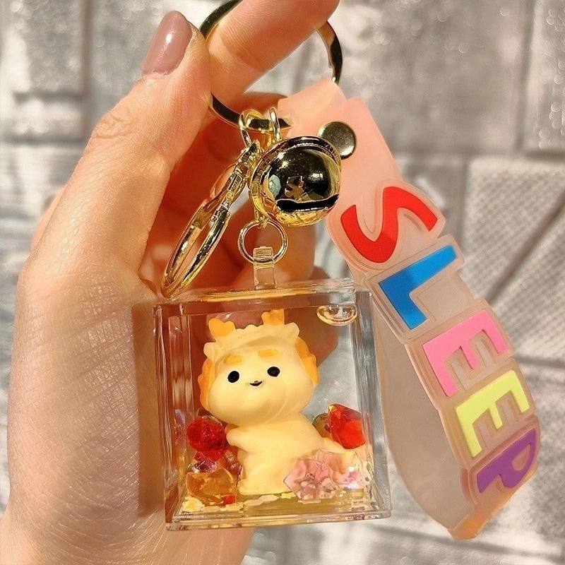 Cute Dinosaur Arylic Women’s Keychain