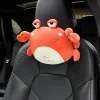 Cute Cartoon Lion Crab Car Seat Head Pillow Cushion
