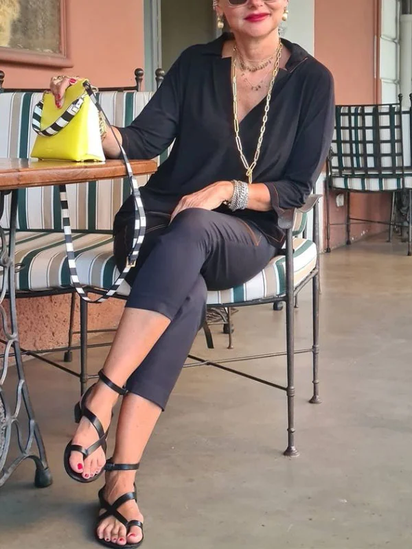 Daily Comfortable Simple Ladies Suit