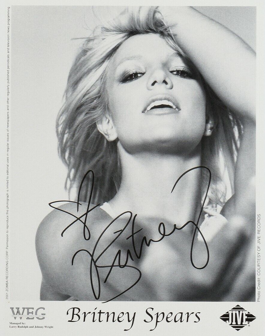 BRITNEY SPEARS Signed Photo Poster paintinggraph - Pop Singer / Model - Preprint