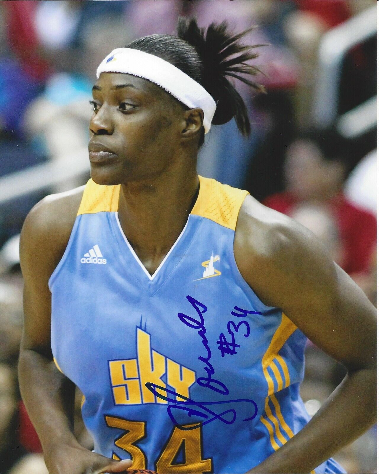 Sylvia Fowles Autographed 8x10 Chicago SkyB346
