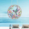 Hummingbird DIY Diamond Painting Pendant Art 9.41x8.78inch