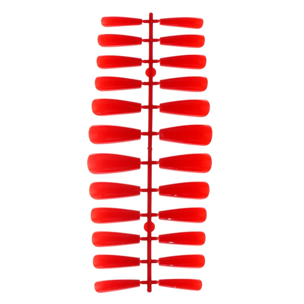 24/100 Pcs Solid Color False Nails Long Ballerina Simple Fake Nails Extension Nails Art UV Gel Acrylic Manicure Full Nail Tips