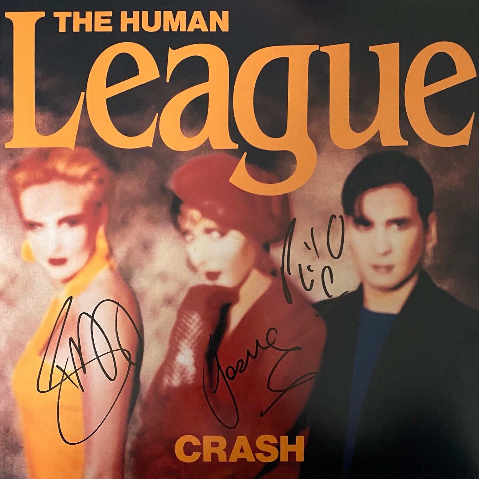 The Human League Hand Signed 12x12 Photo Poster painting - Crash