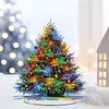 Neon Christmas Tree Diamond Dot Painting Ornament DIY Double Sided Acrylic