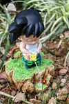 SD Scale Peeing Childhood Son Gohan - Dragon Ball Resin Statue - Emoji Studios [In Stock]