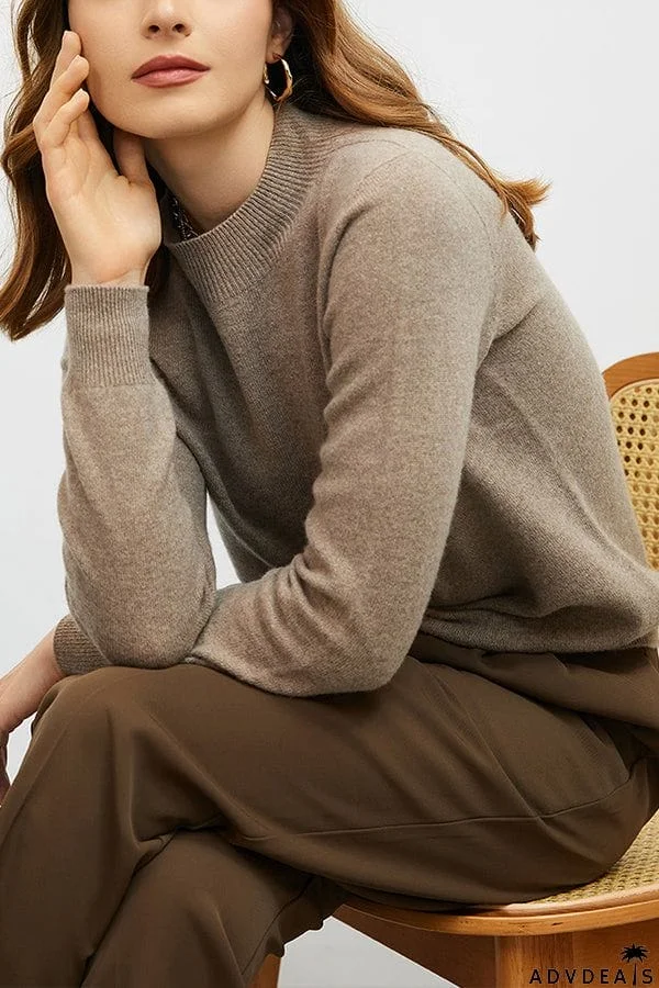 Mock-Neck Sweater