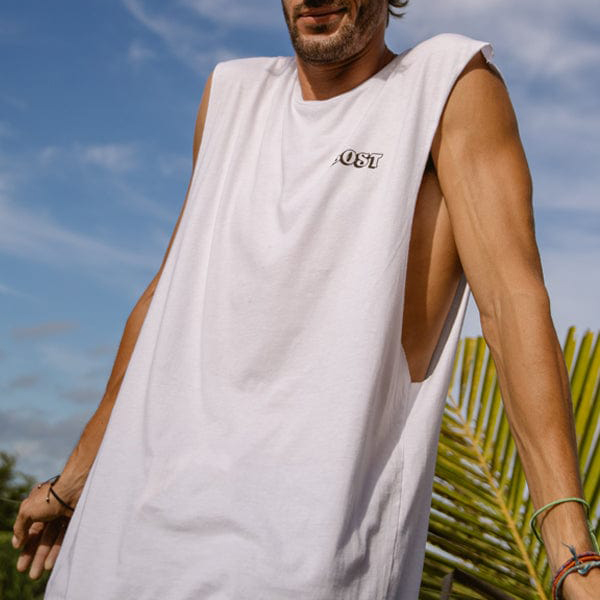 Men's Casual Hawaiian Pattern Tank Top