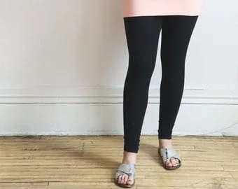 pornhint Pornhint LILY LEGGINGS, Black Leggings, Black Pants, Comfy Pants, Casual Pants, Plus Size, Bamboo Pants, Bamboo, Sustainable Fashion, High Waisted