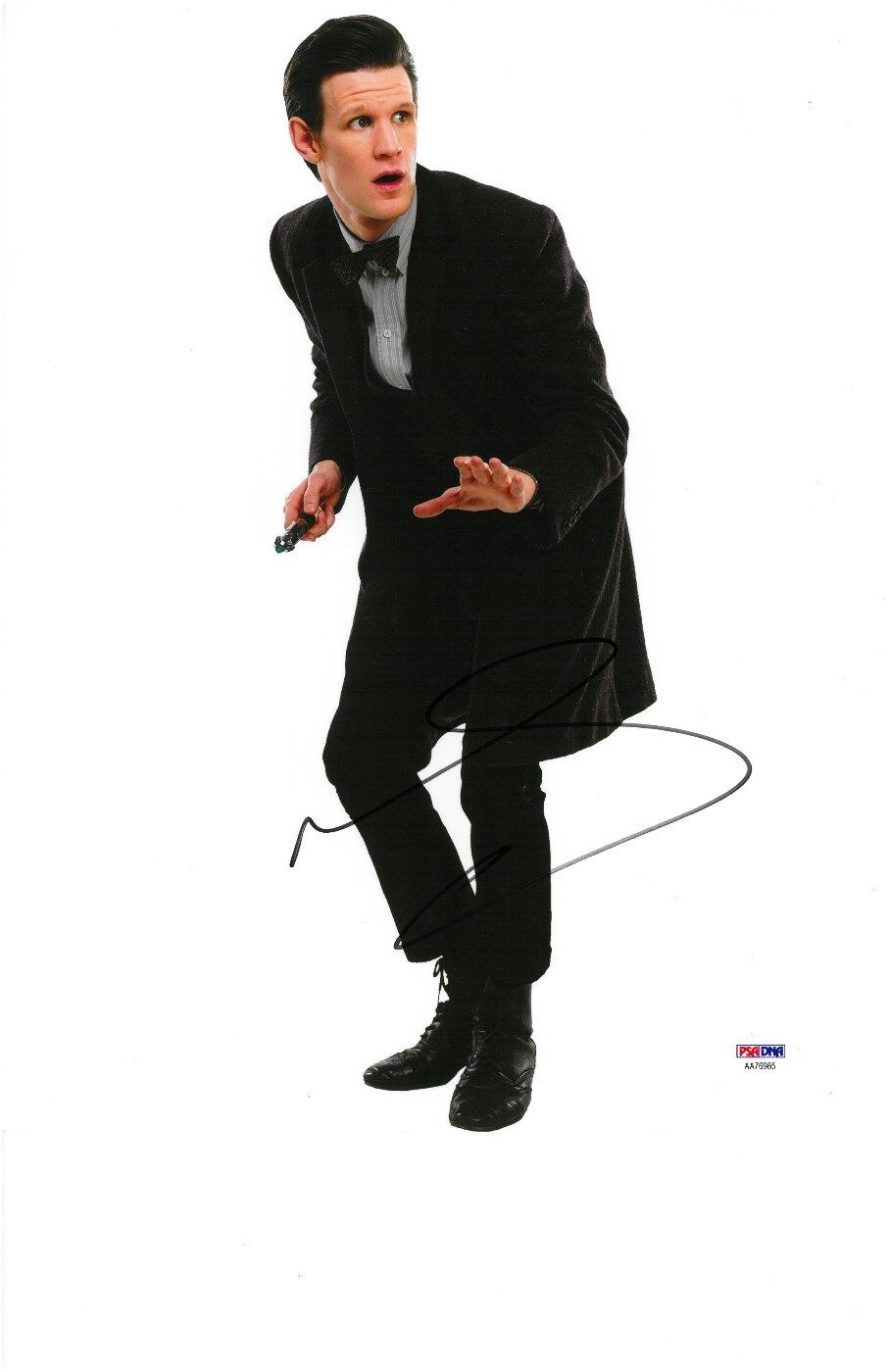 Matt Smith Signed Doctor Who Authentic Autographed 11x14 Photo Poster painting PSA/DNA #AA76985