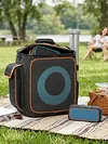 Speaker Bag for JBL Partybox Encore2 Essential Detachable Adjustable Strap Portable Travel Rugged Speaker Cover for Microphones Charger Cable and Accessories