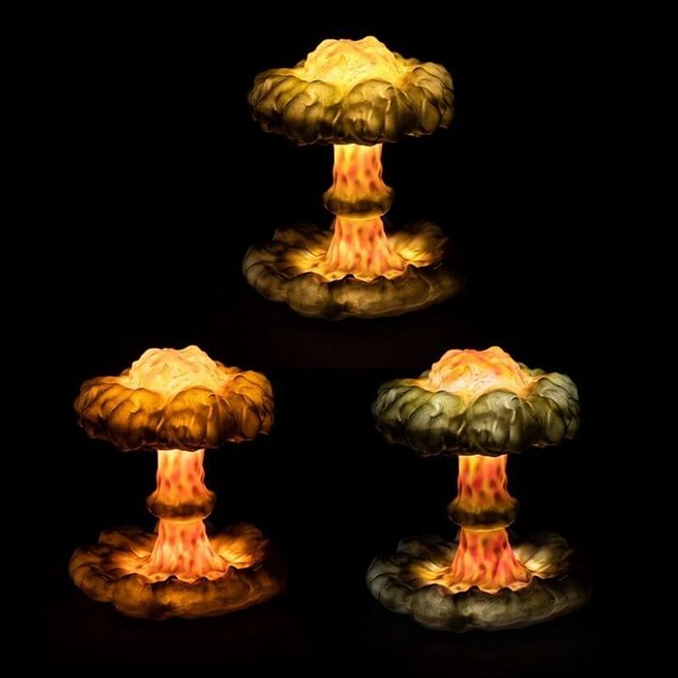 3D Mushroom Cloud Table Lamp CSTWIRE