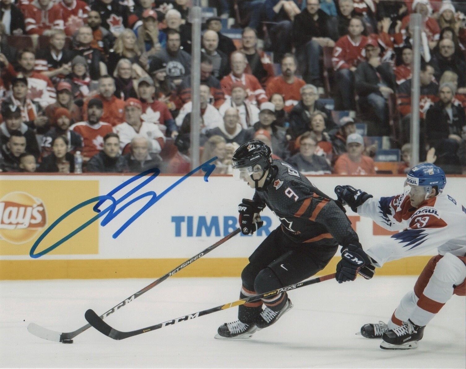 Team Canada Joe Veleno Autographed Signed 8x10 IIHF Photo Poster painting COA #1