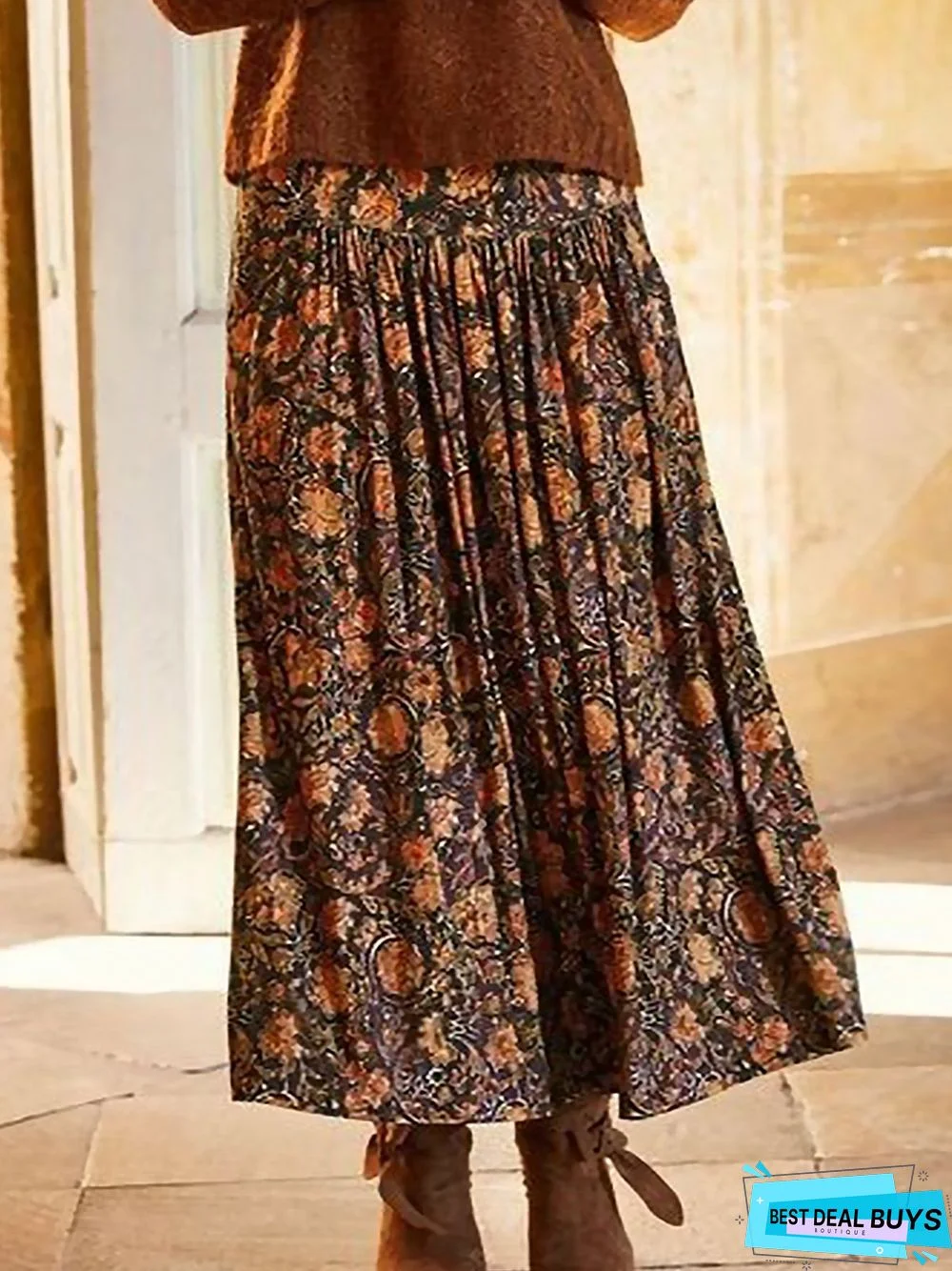 Floral Casual Skirt