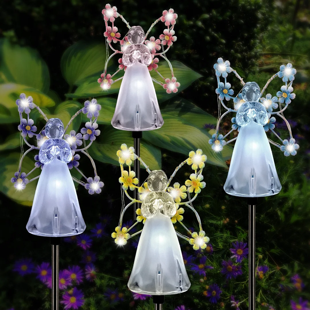[LAST DAY -50% OFF]Waterproof 👼 Solar Angel lights
