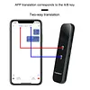 Language Translator Bidirectional Interpretation Tool Rechargeable Real-Time Translation Machine Supports 144 Languages Portable Intelligent Translators for Learning Travel Businesses
