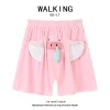 Ugly fish pink elephant snot piggy Dumbo pajama shorts