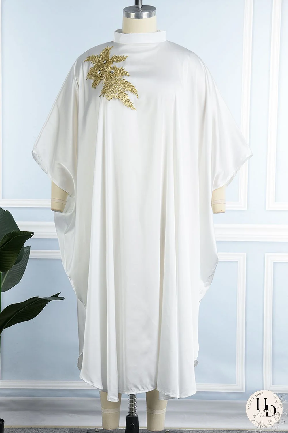 Yellow Casual Daily Solid Appliques Beading O Neck Long Dress Dresses