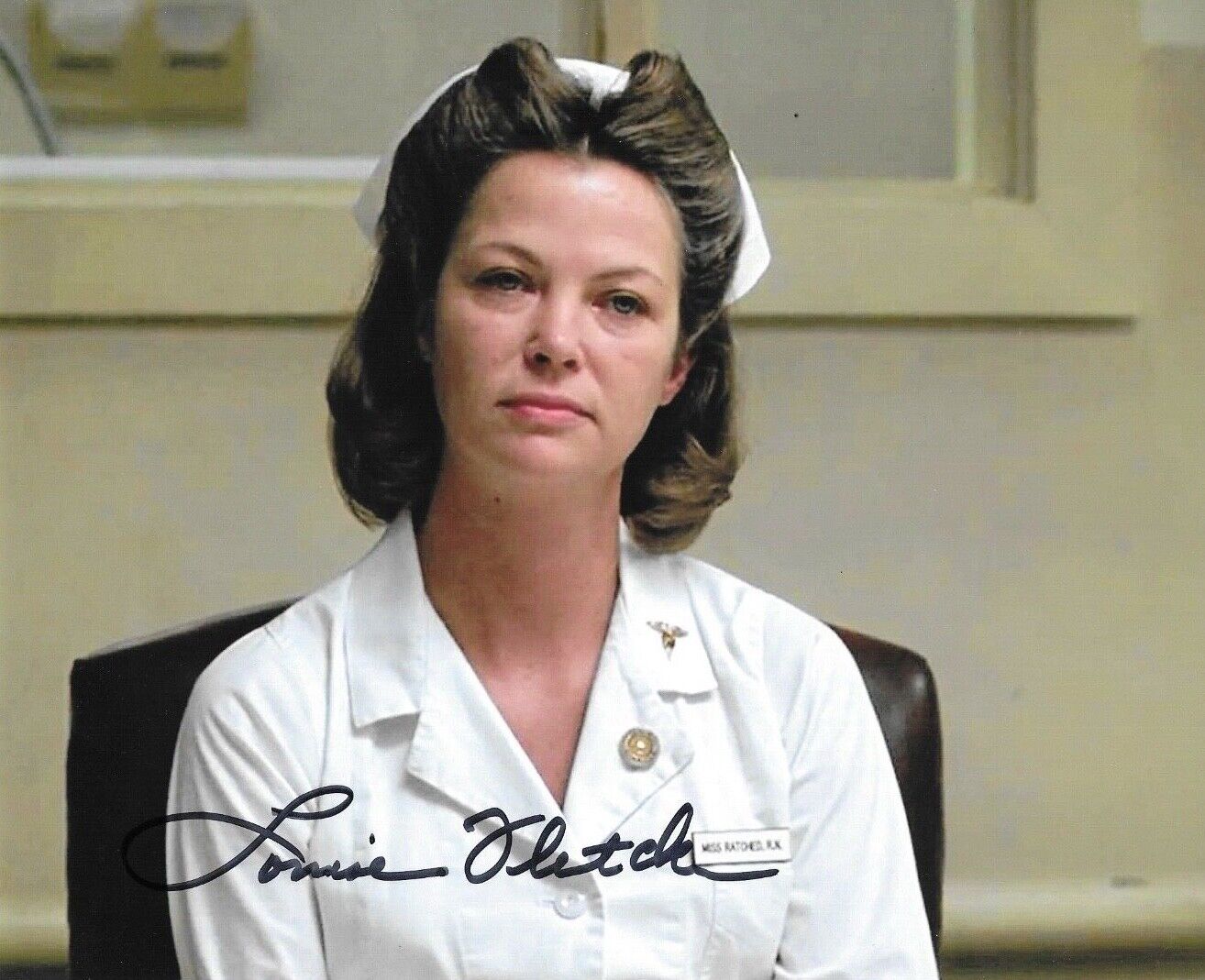 * LOUISE FLETCHER * signed 8x10 Photo Poster painting * ONE FLEW OVER THE CUCKOOS NEST * 4