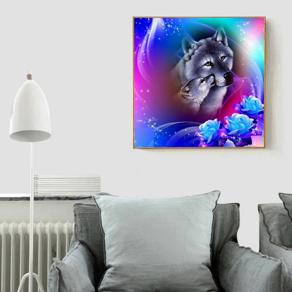 Diamond Painting - Full Round Drill - Wolf(30*30cm)