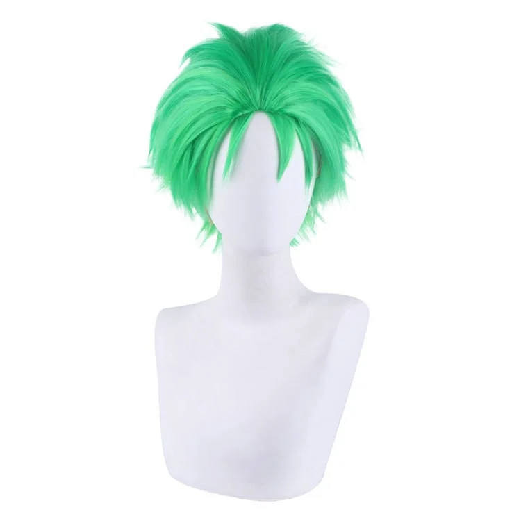 ONE PIECE Kimono Roronoa Zoro Cosplay Wig Heat Resistant Synthetic Hair Carnival Halloween Party Props