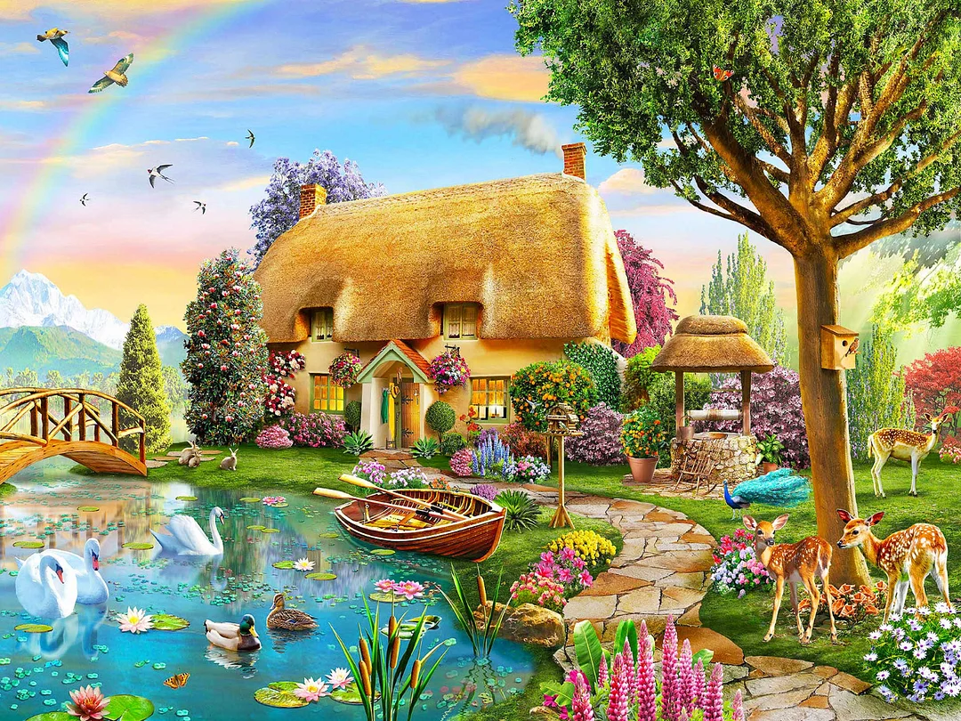 Diamond Painting - Full Round/Square Drill - Scenery(30*40 - 50*60cm)