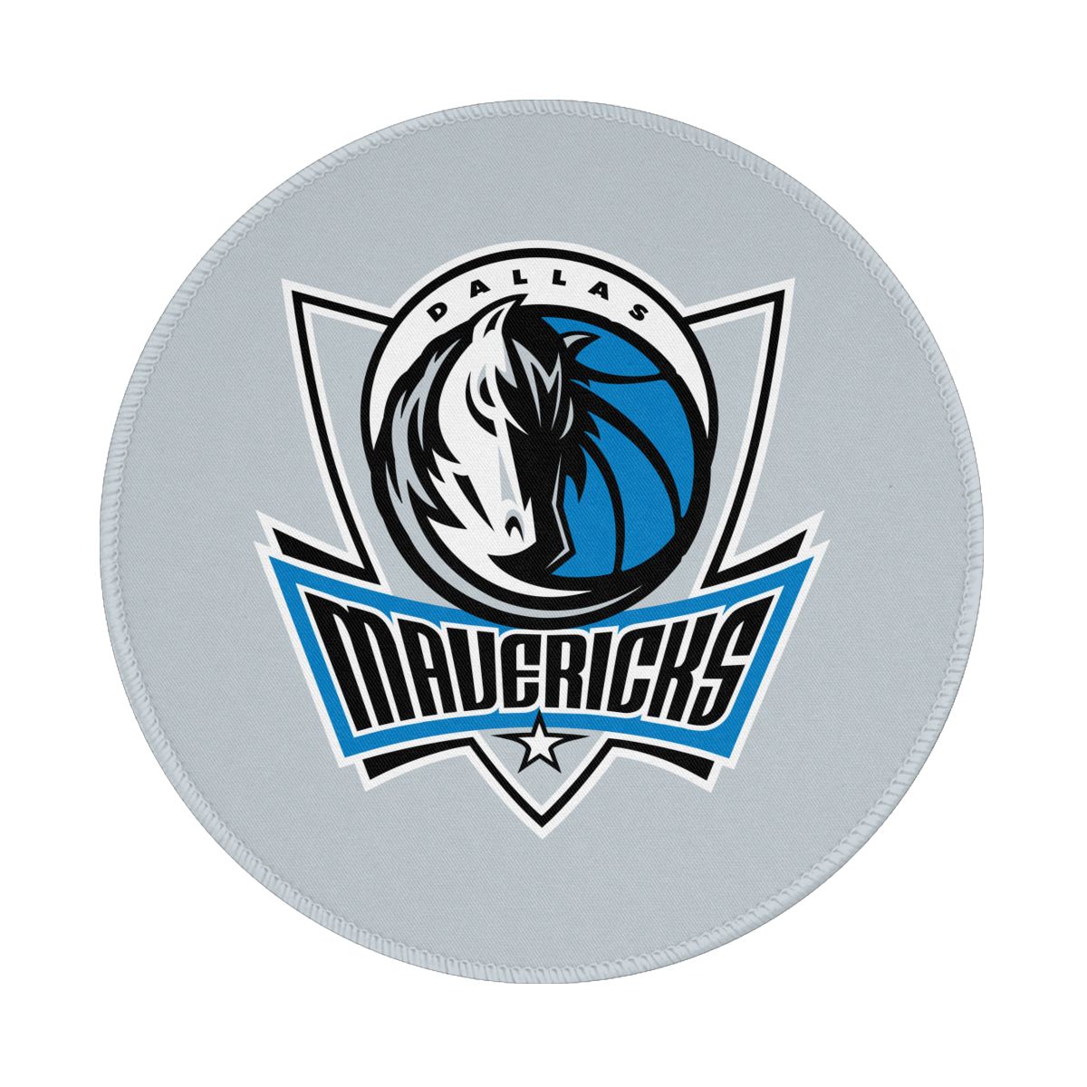 Dallas Mavericks Logo Gaming Round Mousepad for Computer Laptop