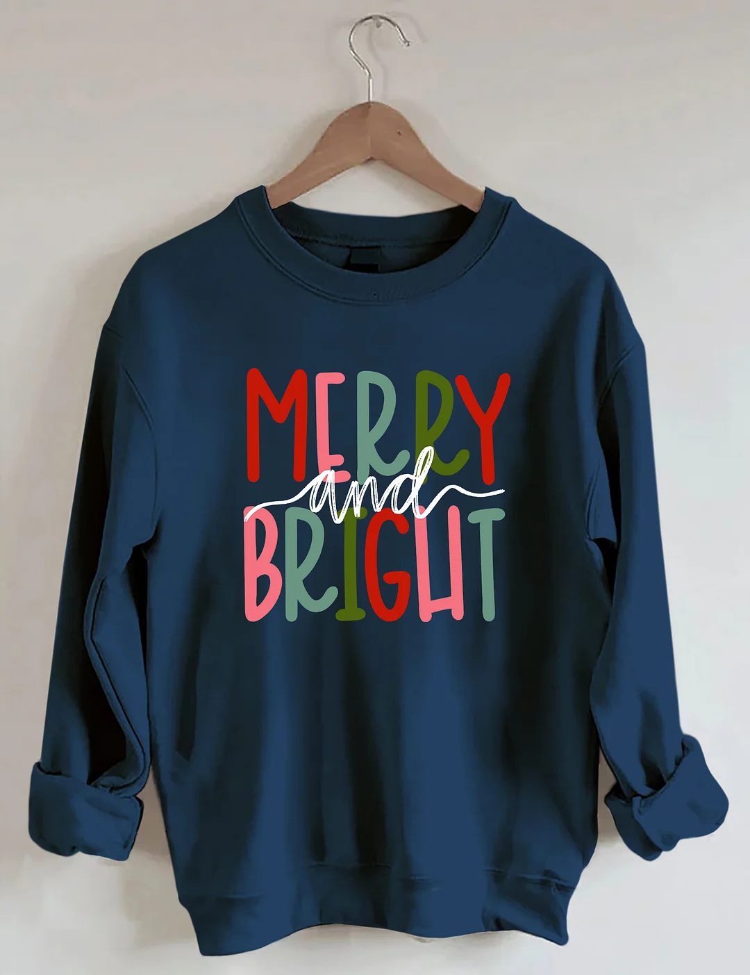 Merry and Bright Christmas Sweatshirt