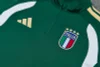 Kids Kit Italy 26-27 1/4 Zip Tracksuit Green Chandal