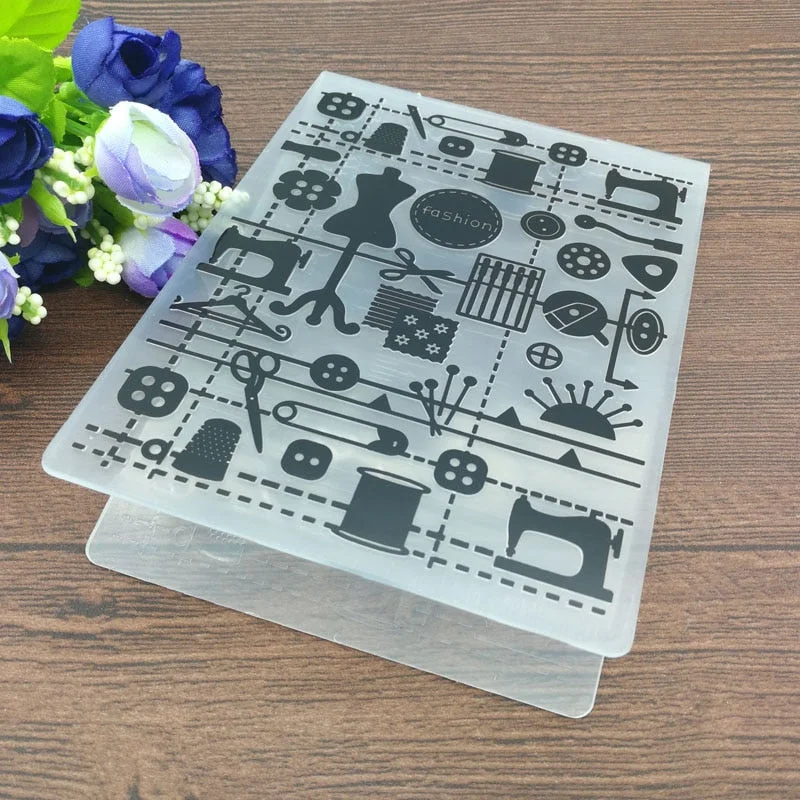 The Plastic Embossing Folders for DIY Scrapbooking Paper Craft/Card Making Decoration Supplies
