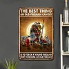 The Best Thing An Old Fireman Can Do Is To Teach A Young Fireman How To Become An Old Fireman - Vintage Metal Signs(12*16Inch)