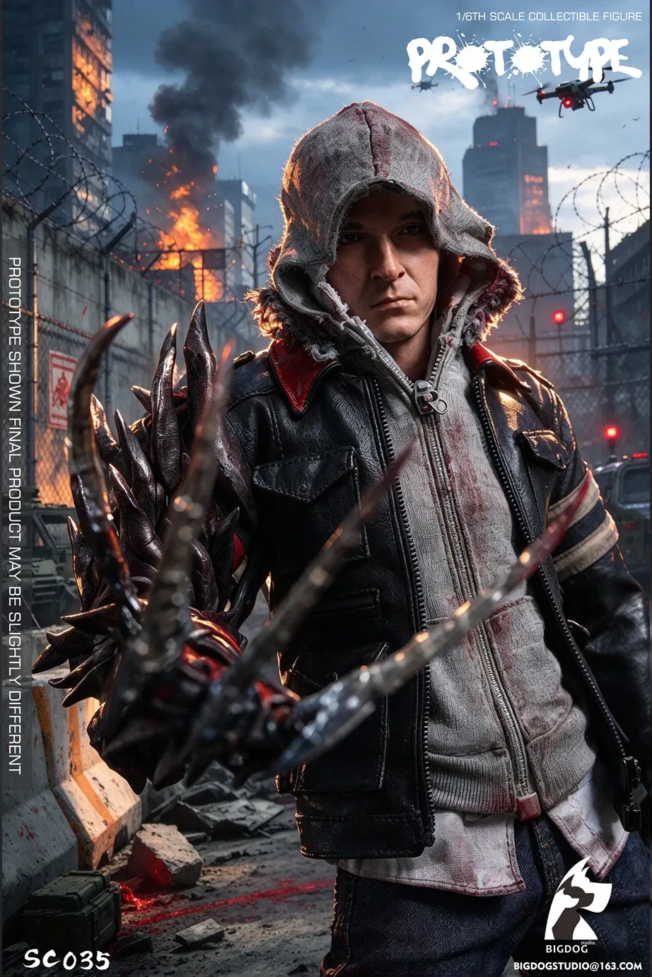 BIGDOG STUDIO-Prototype Alex Mercer 1/6 Mobile Collection Soldier SC035  -