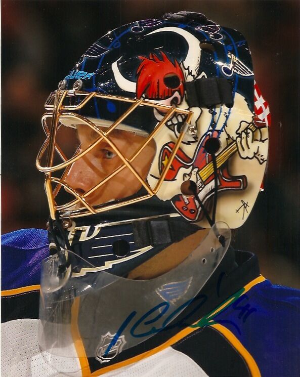 St Louis Blues Jaroslav Halak Autographed Signed 8x10 Photo Poster painting COA