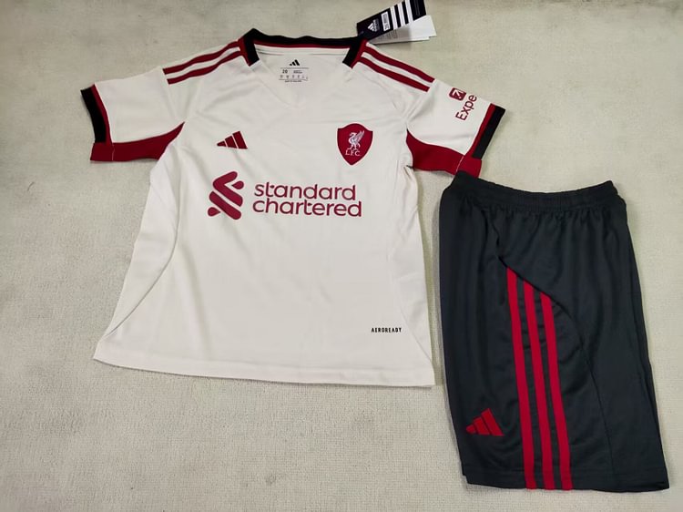 2025-26 Liverpool Away Kit - Children's Version
