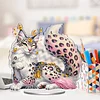 Cat DIY Acrylic Desktop Diamond Art Kit Single-Sided for Home Decor