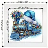 5D DIY Partial Special Shaped Drill Diamond Painting Train Home Art 19.2x19.2cm
