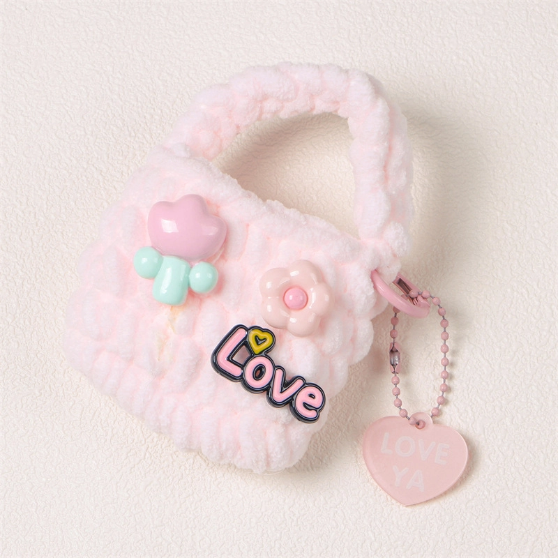 Girl’S Polyester Flower Minimalist Square Zipper