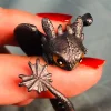 Bague Couple Collier Dragon Krokmou R&eacute;glable 