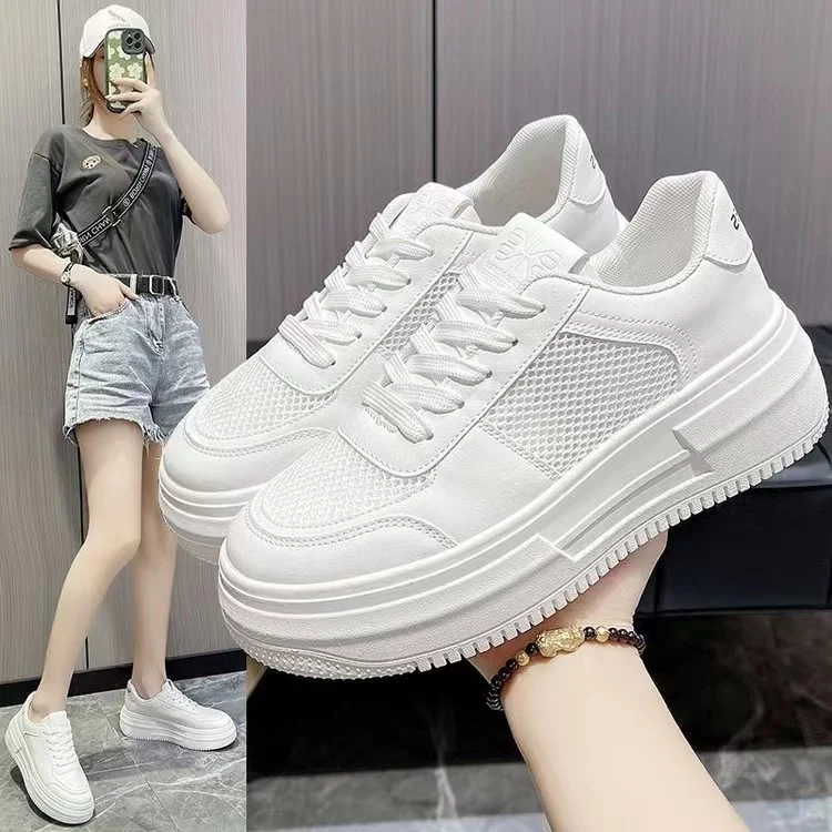 Canrulo Platform Sneakers Women Vintage shoes Round Head Sports Shoes 2023 spring Fashion New Lolita Low Top Casual Ins Trend