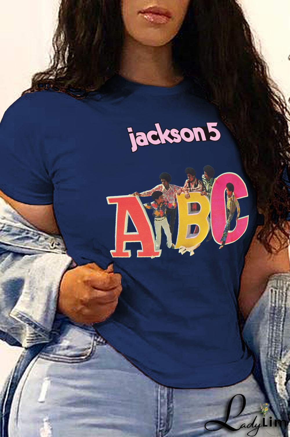 Red Casual Daily Print Patchwork Letter O Neck T-Shirts