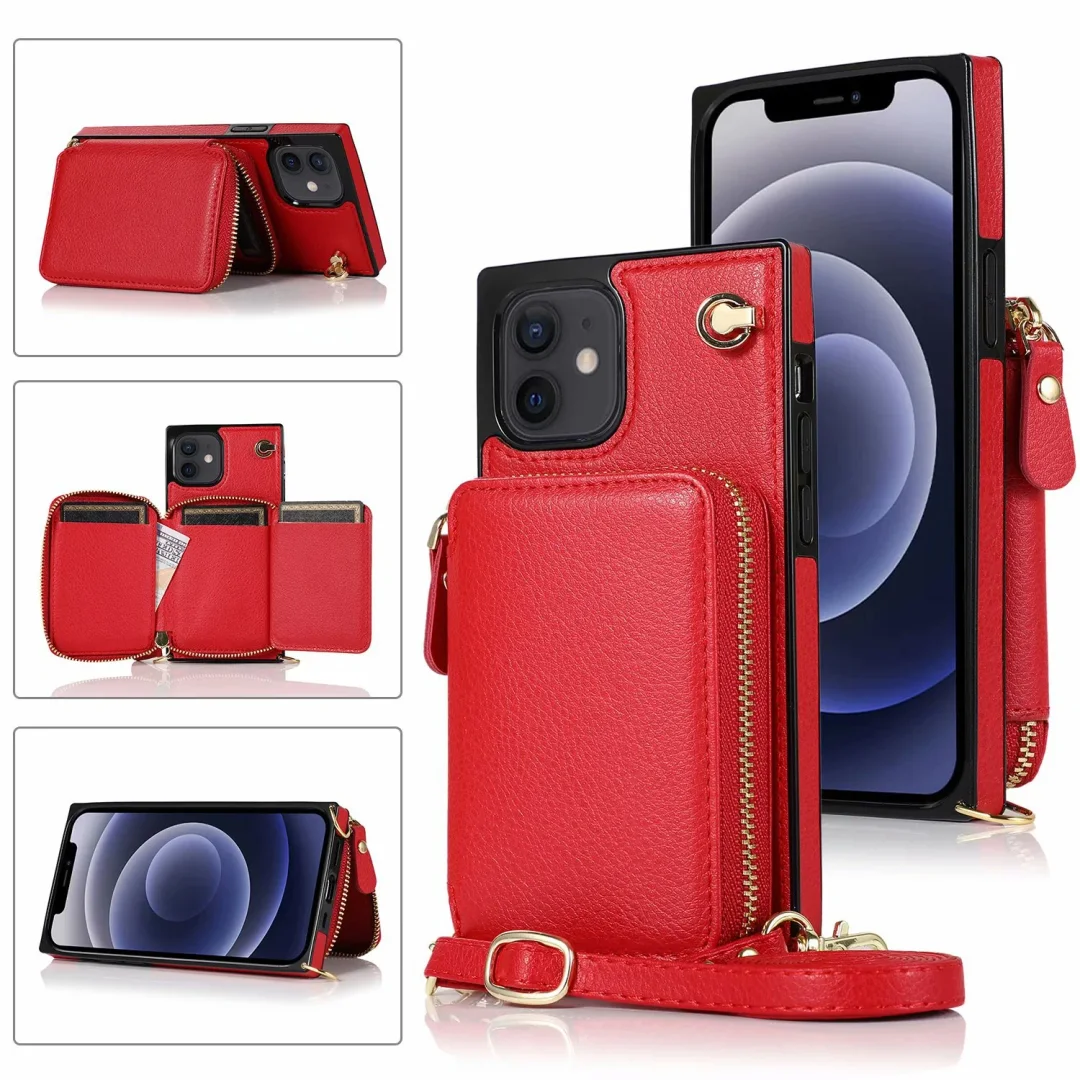 For iPhone 13/14 Zipper bag Phone Case