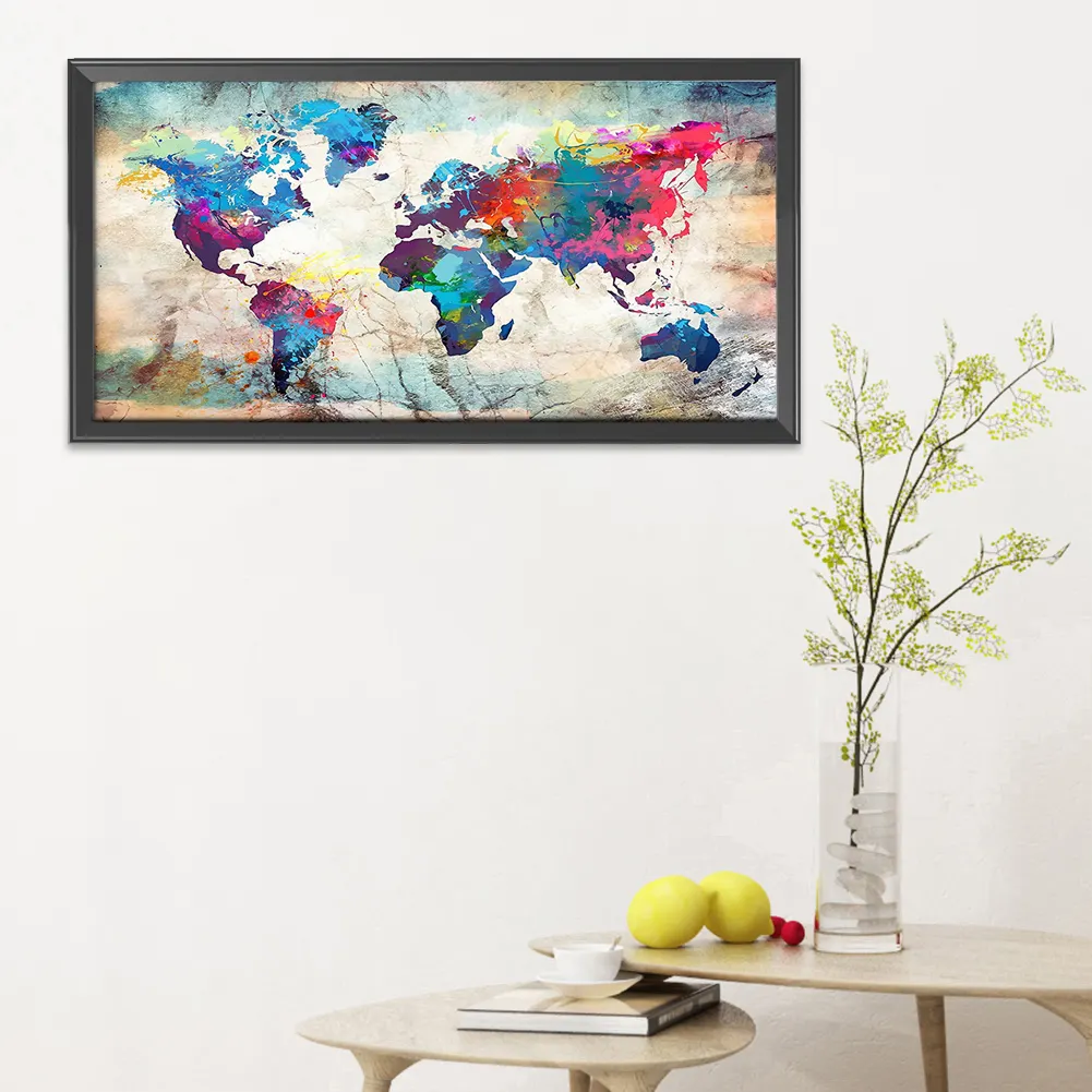 11ct Stamped Cross Stitch - Map(40*85cm)