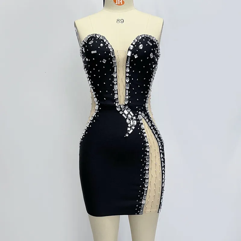 Brownm Spring 2023 New Long Fashion Dress Velvet Sexy High Open Nails Heavy Industry Luxury